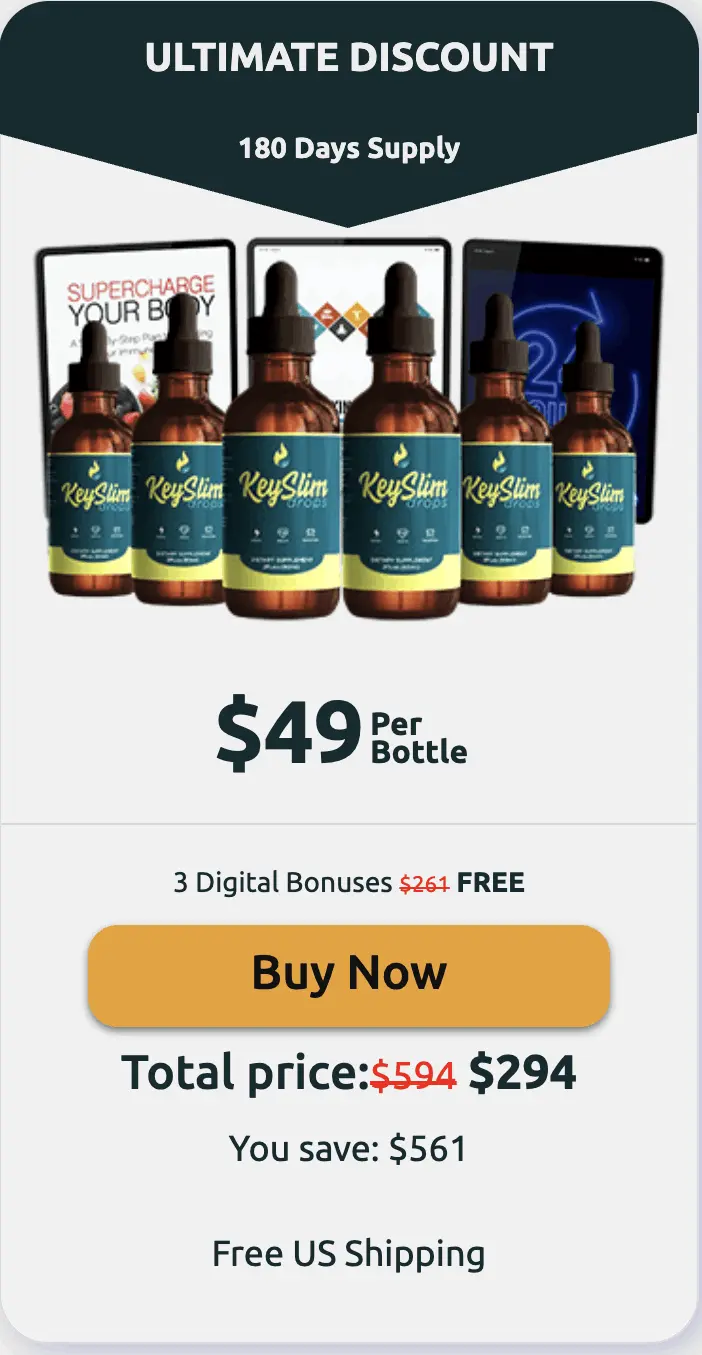 KeySlim Drops bottle